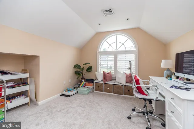 a view of a workspace with a window