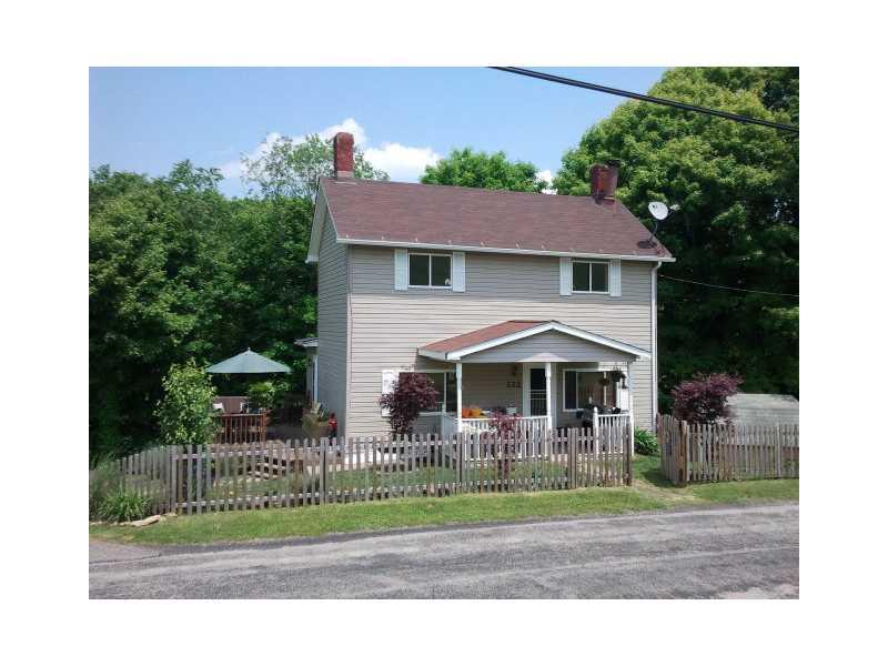 222 Little Blue Road Georgetown, PA 15043 - Photo 1 of 25 Exterior Front. All vinyl exterior. Front & rear porches.