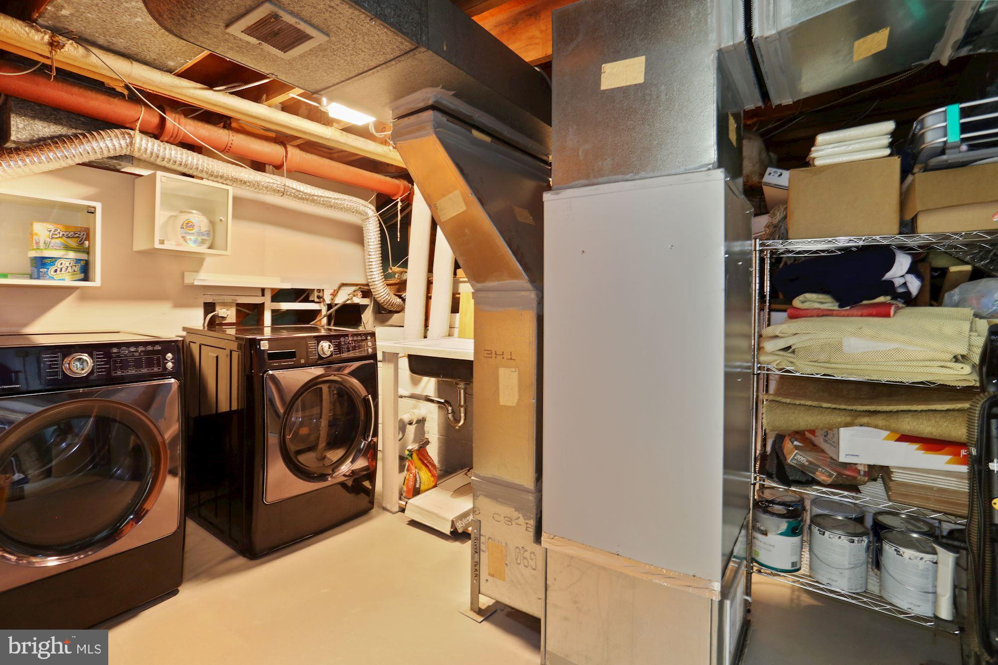 390 N Street Southwest Washington, DC 20024 - Photo 24 of 41 Laundry with storage