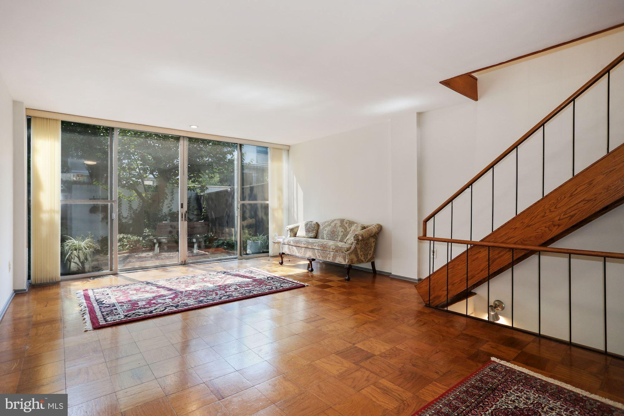390 N Street Southwest Washington, DC 20024 - Photo 6 of 41 Sliding glass doors to patio