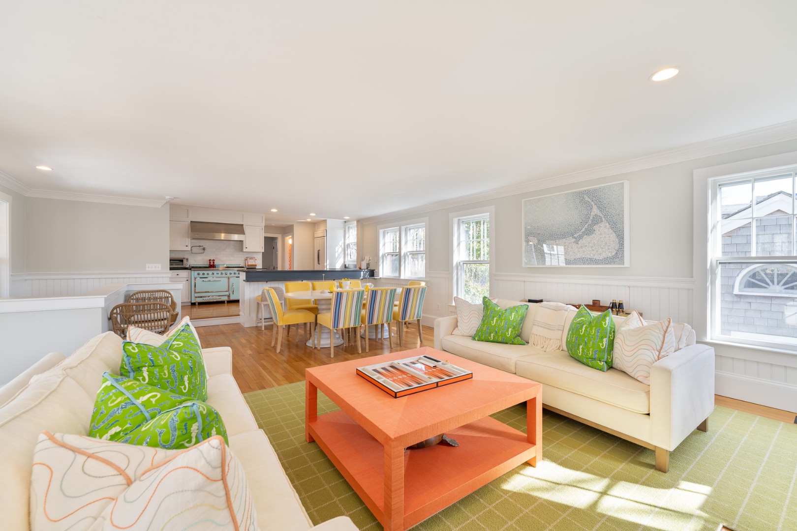2 Silver Street Nantucket, MA 02554 - Photo 11 of 30 a living room with furniture and a couch
