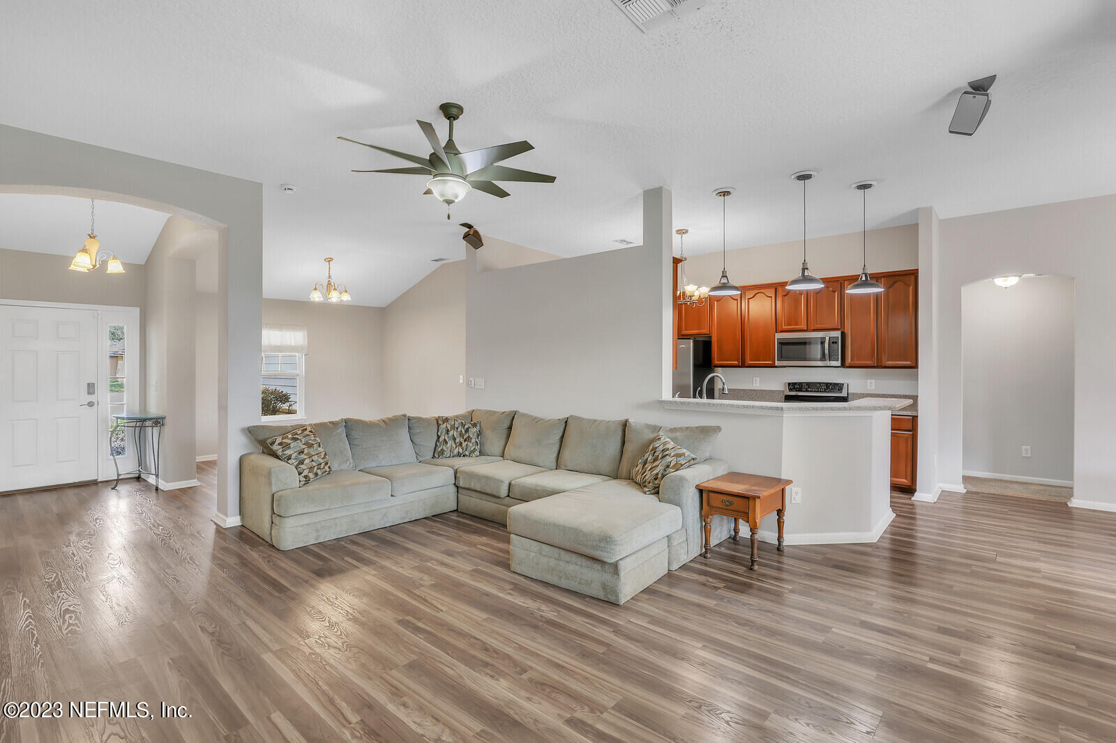 951 Silver Spring Court St. Augustine, FL 32092 - Photo 5 of 17 a living room with furniture and a wooden floor