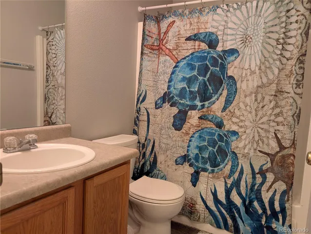 a bathroom with a sink and toilet