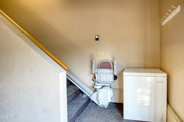 a view of storage and utility room with utility room