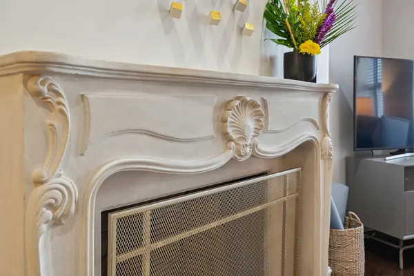 a close view of closet