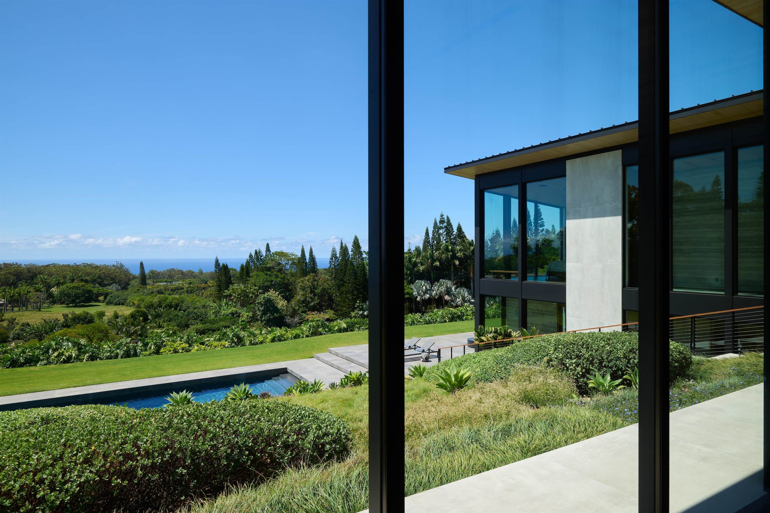 1642 West Kuiaha Road Haiku, HI 96708 - Photo 12 of 50 a view of a garden from a window