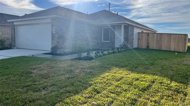 a backyard of a house