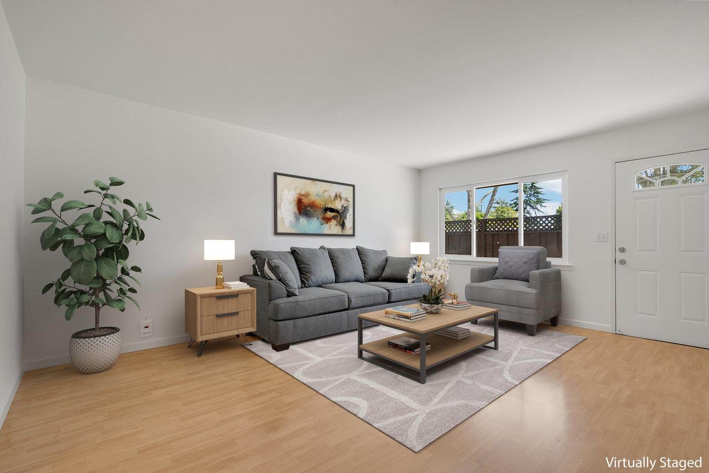 1107 Bismarck Drive Campbell, CA 95008 - Photo 11 of 21 a living room with furniture potted plant and a window