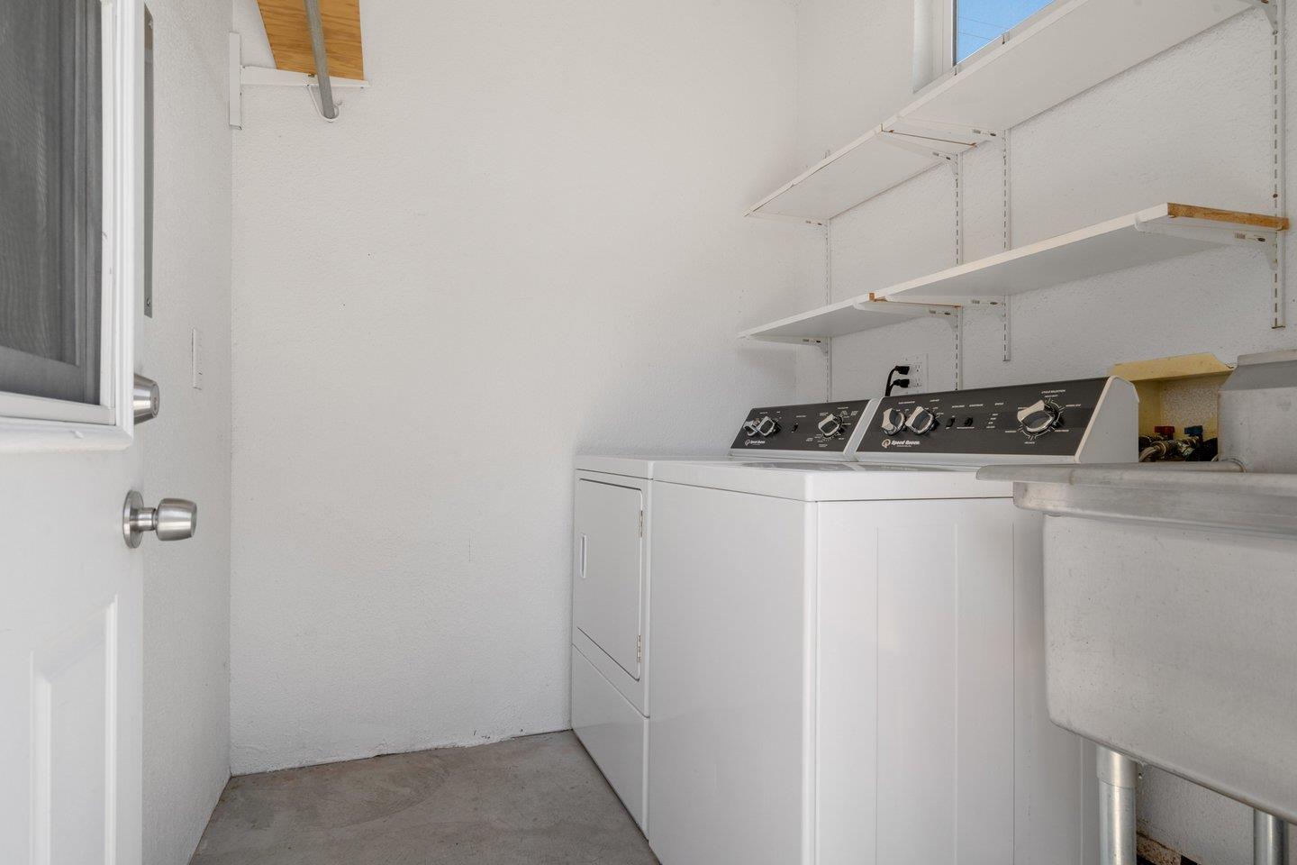 1107 Bismarck Drive Campbell, CA 95008 - Photo 18 of 21 a utility room with sink dryer and washer