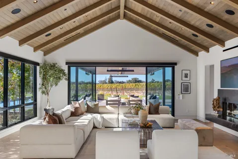 a view of a house with a patio