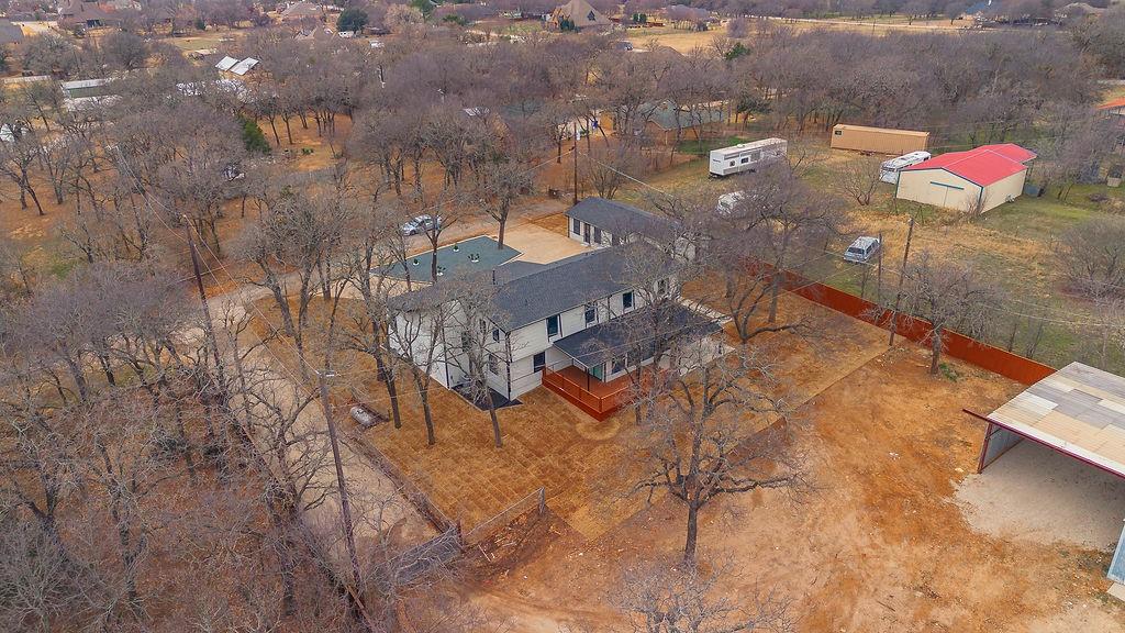 8713 Clay Hibbins Road Keller, TX 76248 - Photo 6 of 40 an aerial view of residential houses with outdoor space