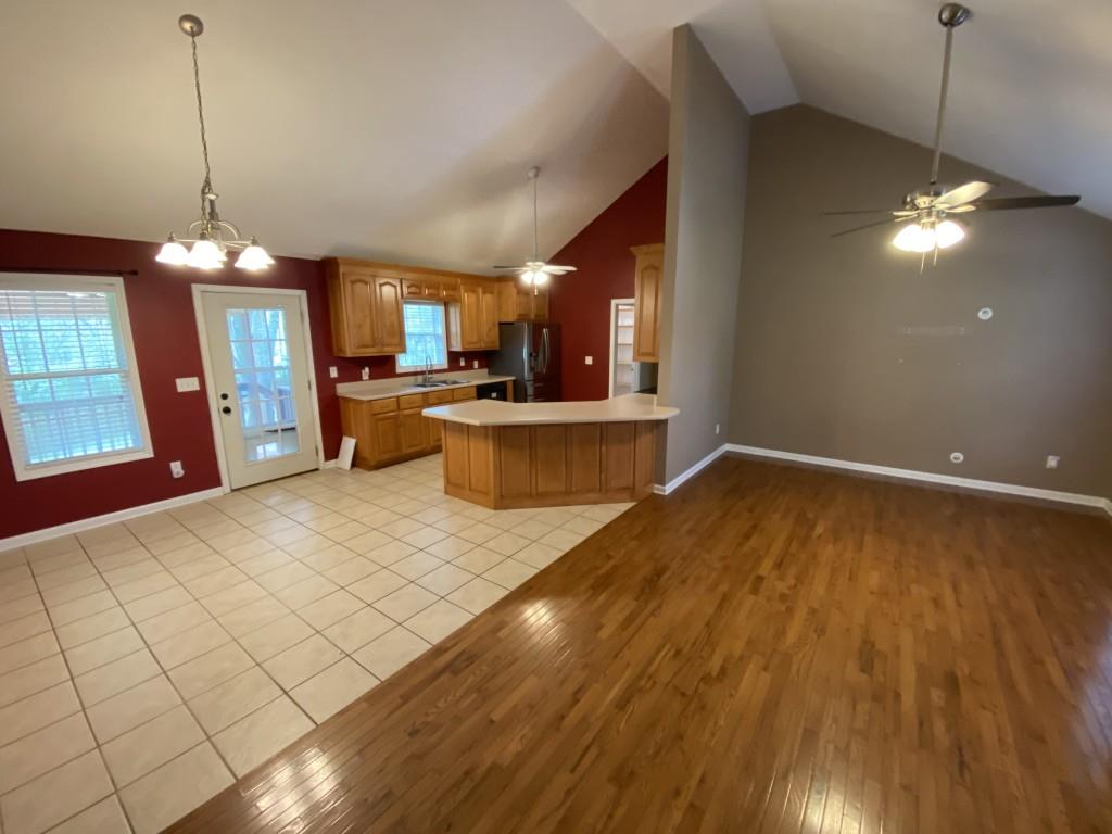 277 Harper Lane Royston, GA 30662 - Photo 10 of 42 a view of a kitchen and dining room