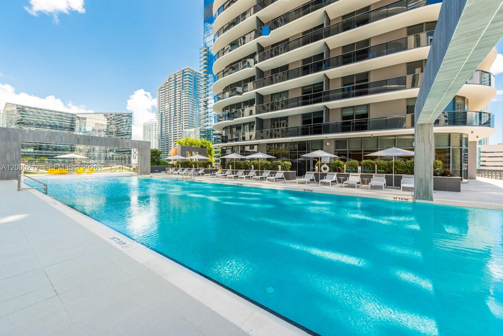 45 Southwest 9th Street, Unit 4006 Miami, FL 33130 - Photo 58 of 62 a view of swimming pool with outdoor space