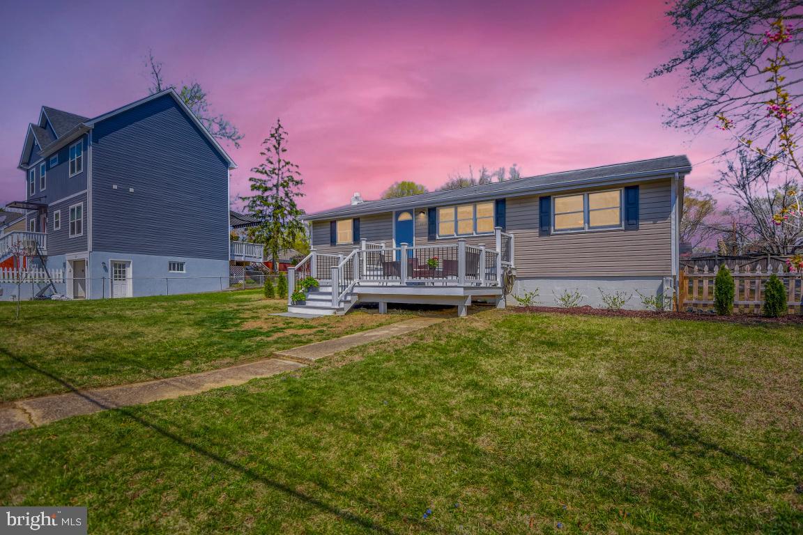 Watch beautiful sunsets from the front porch.