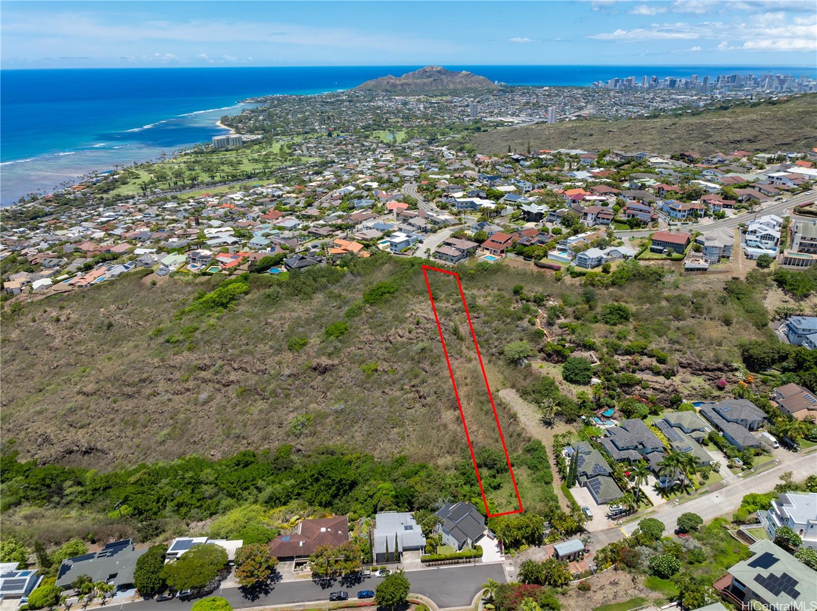 5442 Poola Street Honolulu, HI 96821 - Photo 3 of 13 an aerial view of a city with lots of residential buildings