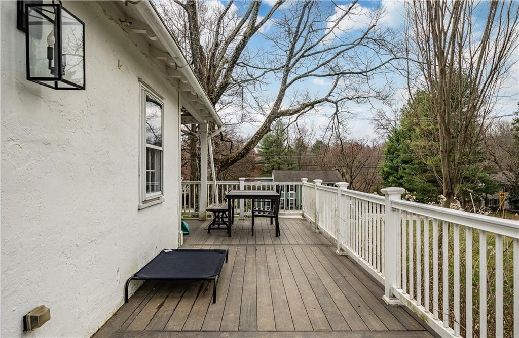 701 Oakbourne Road West Chester, PA 19382 - Photo 45 of 50 a view of balcony with wooden floor and seating space