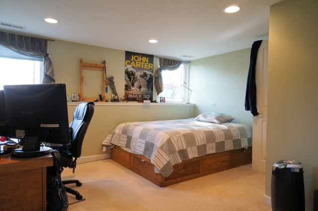 47W195 Main Street Road Maple Park, IL 60151 - Photo 13 of 25 a bedroom with a bed and a flat screen tv