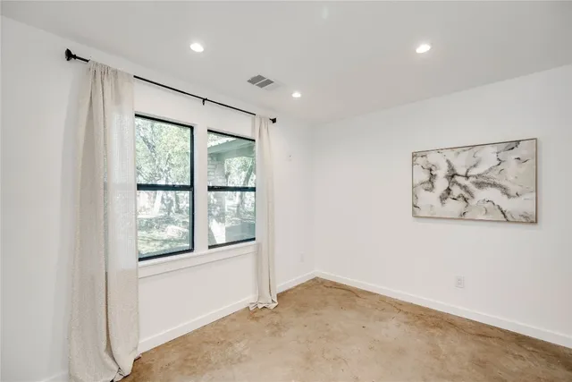 a view of an empty room