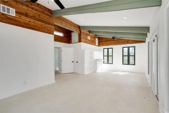 a view of an empty room