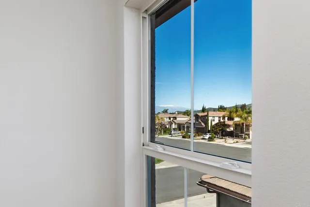 a view of a backyard with a garden