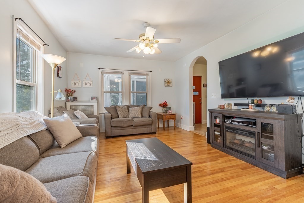 175 Hamilton Street Worcester, MA 01604 - Photo 11 of 21 a living room with furniture and a flat screen tv