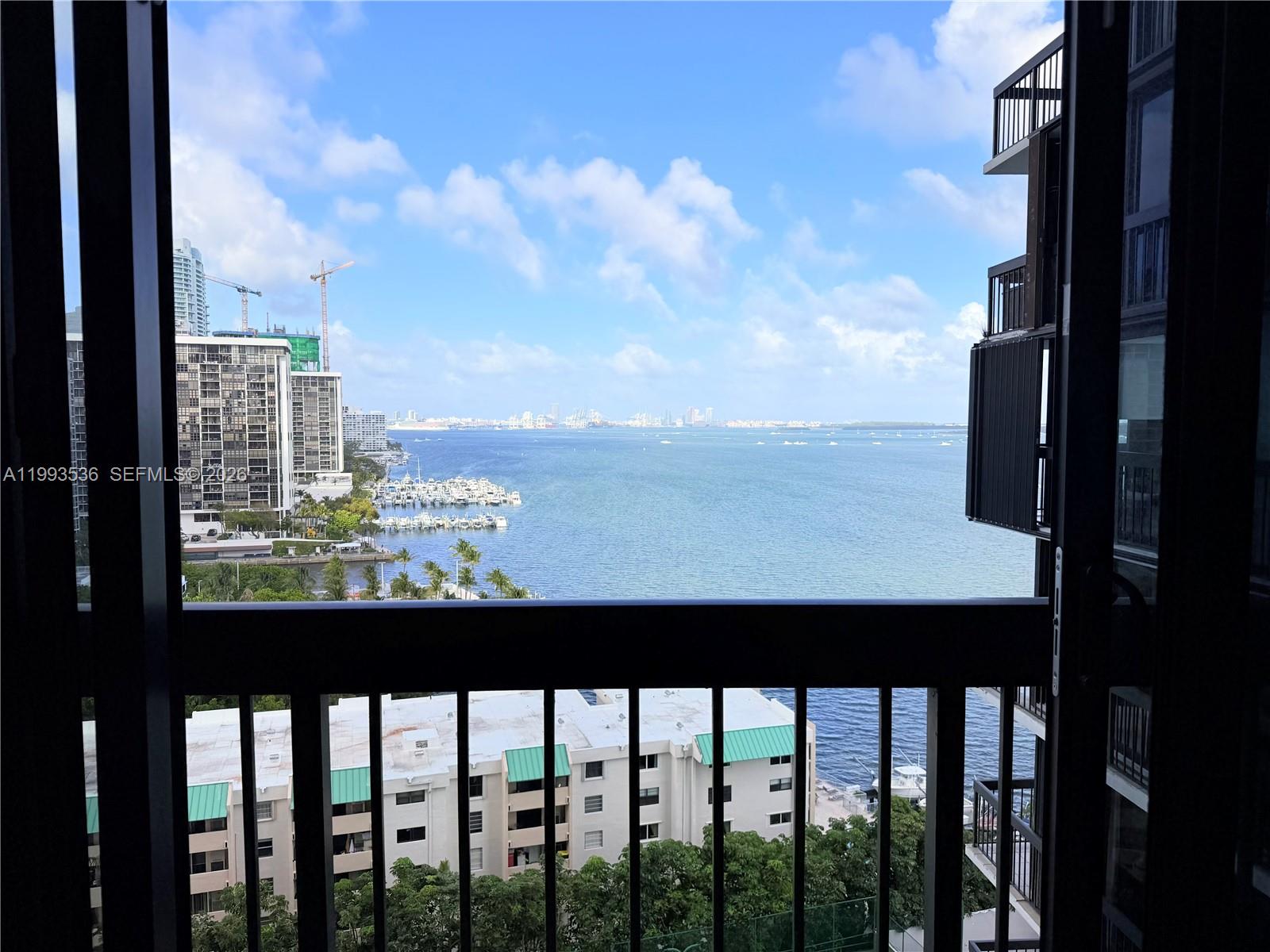 2333 Brickell Avenue, Unit 1407 Miami, FL 33129 - Photo 18 of 38 a view of city from a balcony