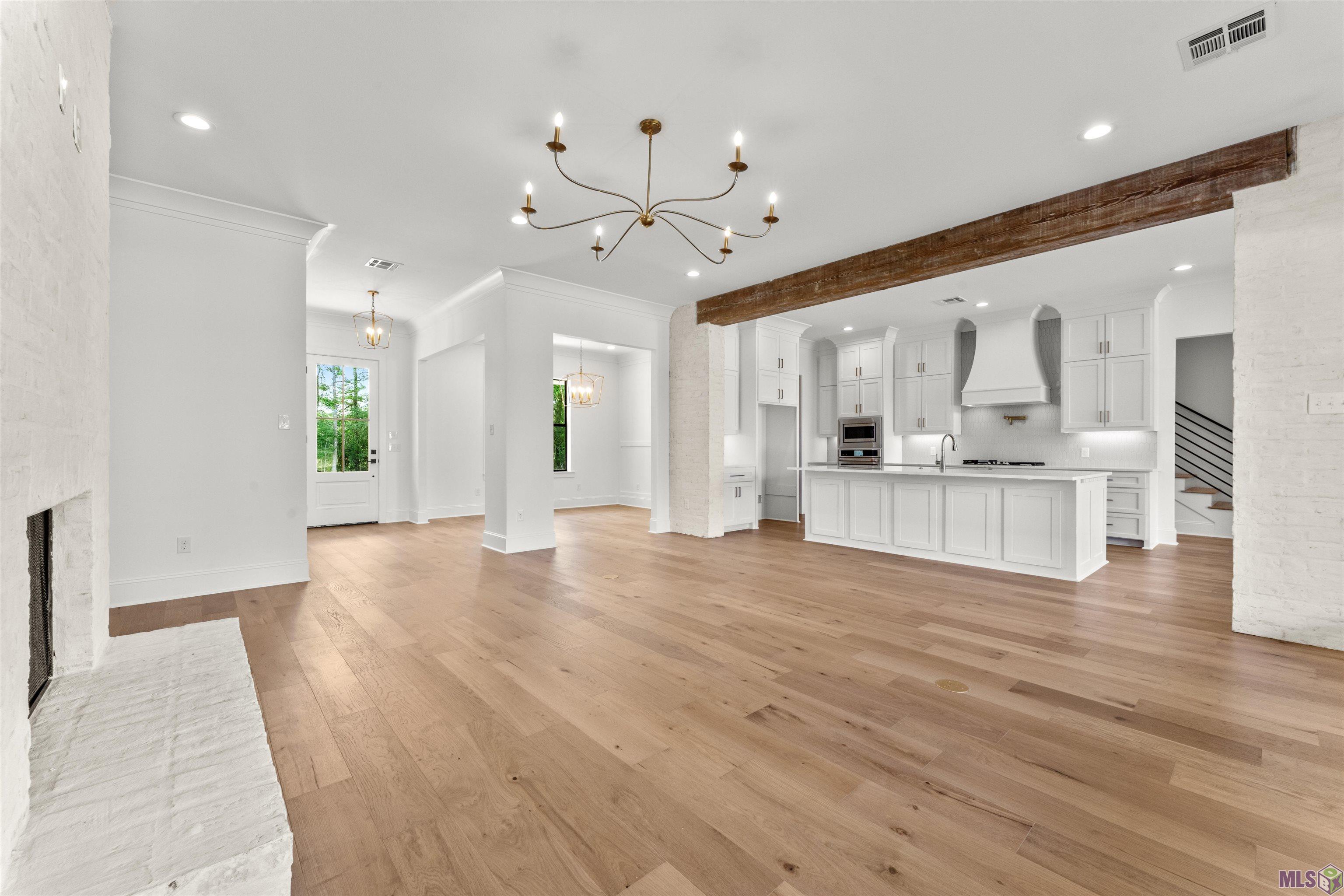 9053 Hillon Hood Road Denham Springs, LA 70726 - Photo 6 of 51 ANTIQUE BEAMS with German Smeared Brickwork