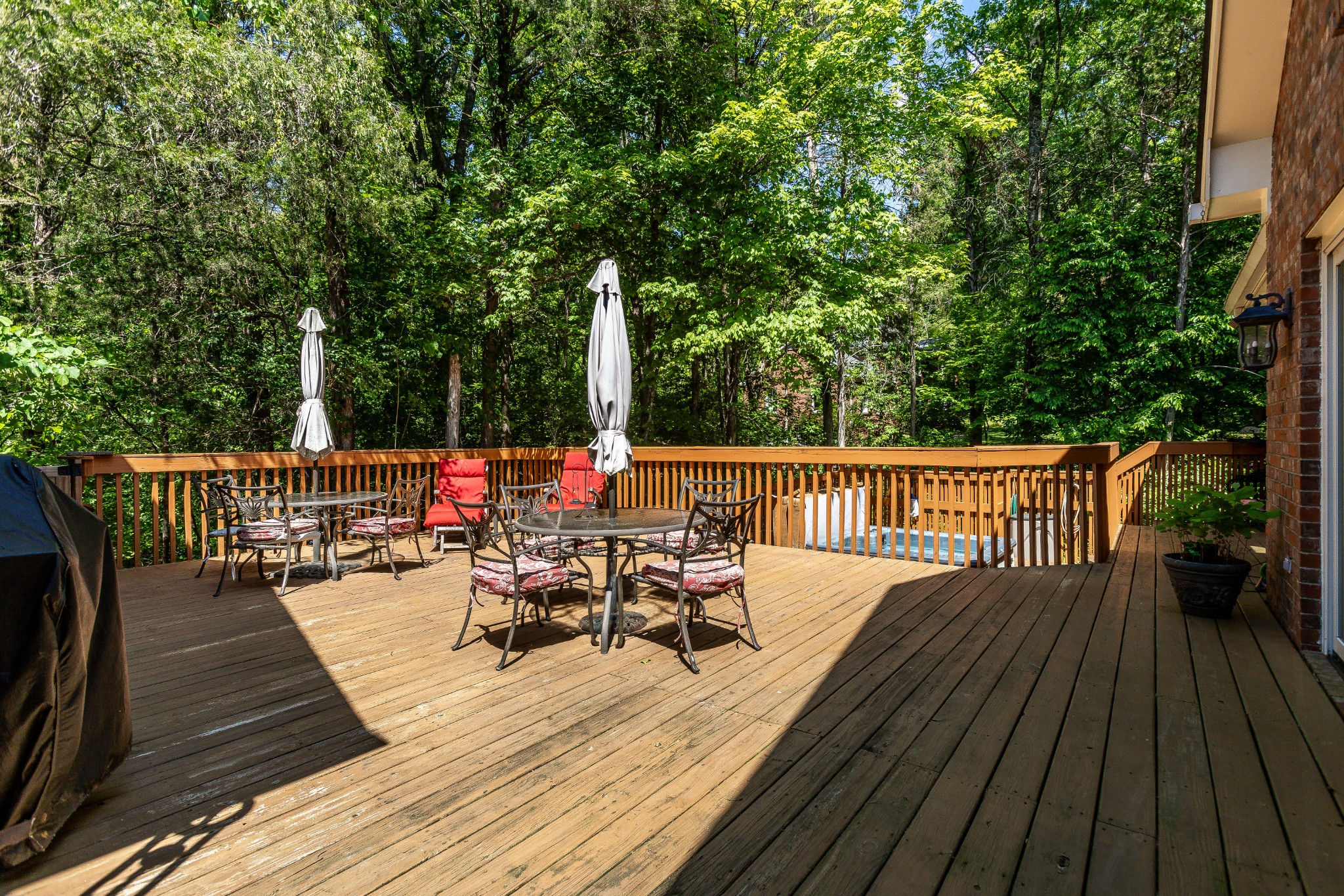 1111 Temple Ridge Court Nashville, TN 37221 - Photo 39 of 46 a view of a chairs on deck with wooden floor and fence