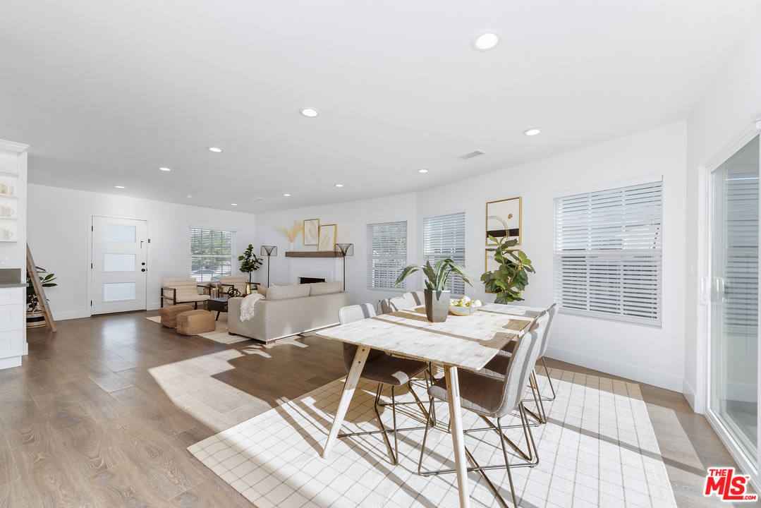 2223 North Keystone Street Burbank, CA 91504 - Photo 2 of 17 a view of a dining room with furniture window and wooden floor