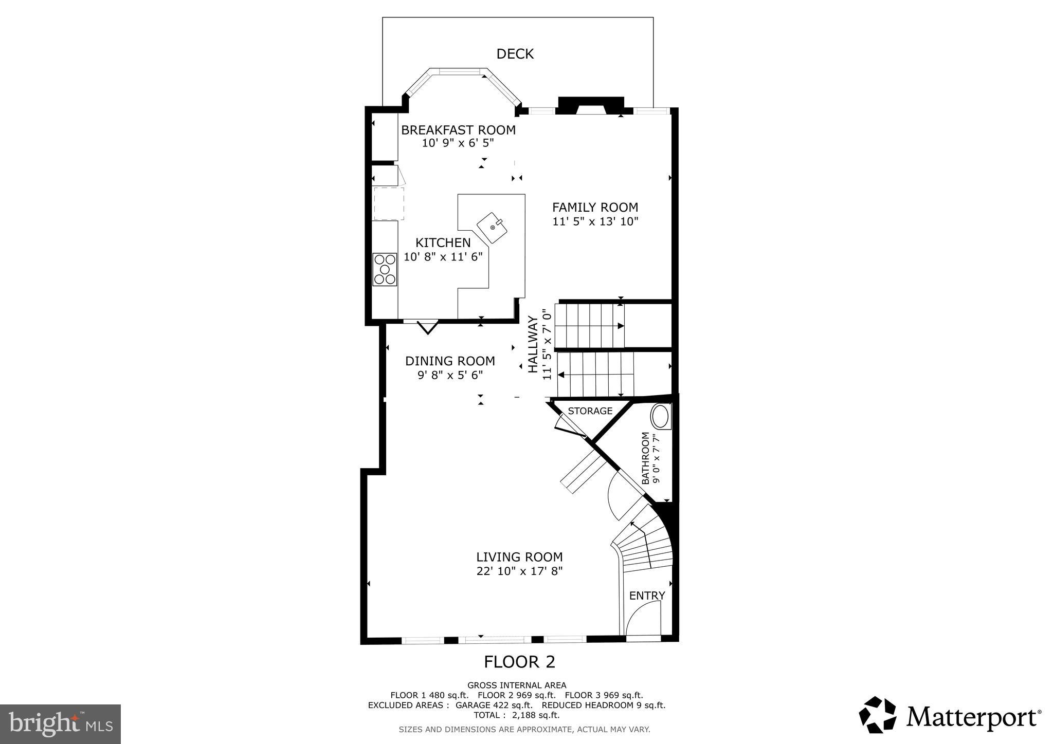 1916 Logan Manor Drive Reston, VA 20190 - Photo 3 of 5 a picture of a bench in front of a wall