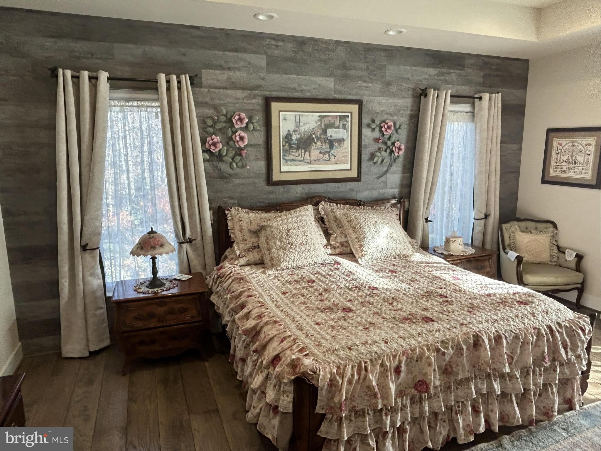 2342 Courthouse Road Stafford, VA 22554 - Photo 33 of 66 a bedroom with a bed and wooden floor