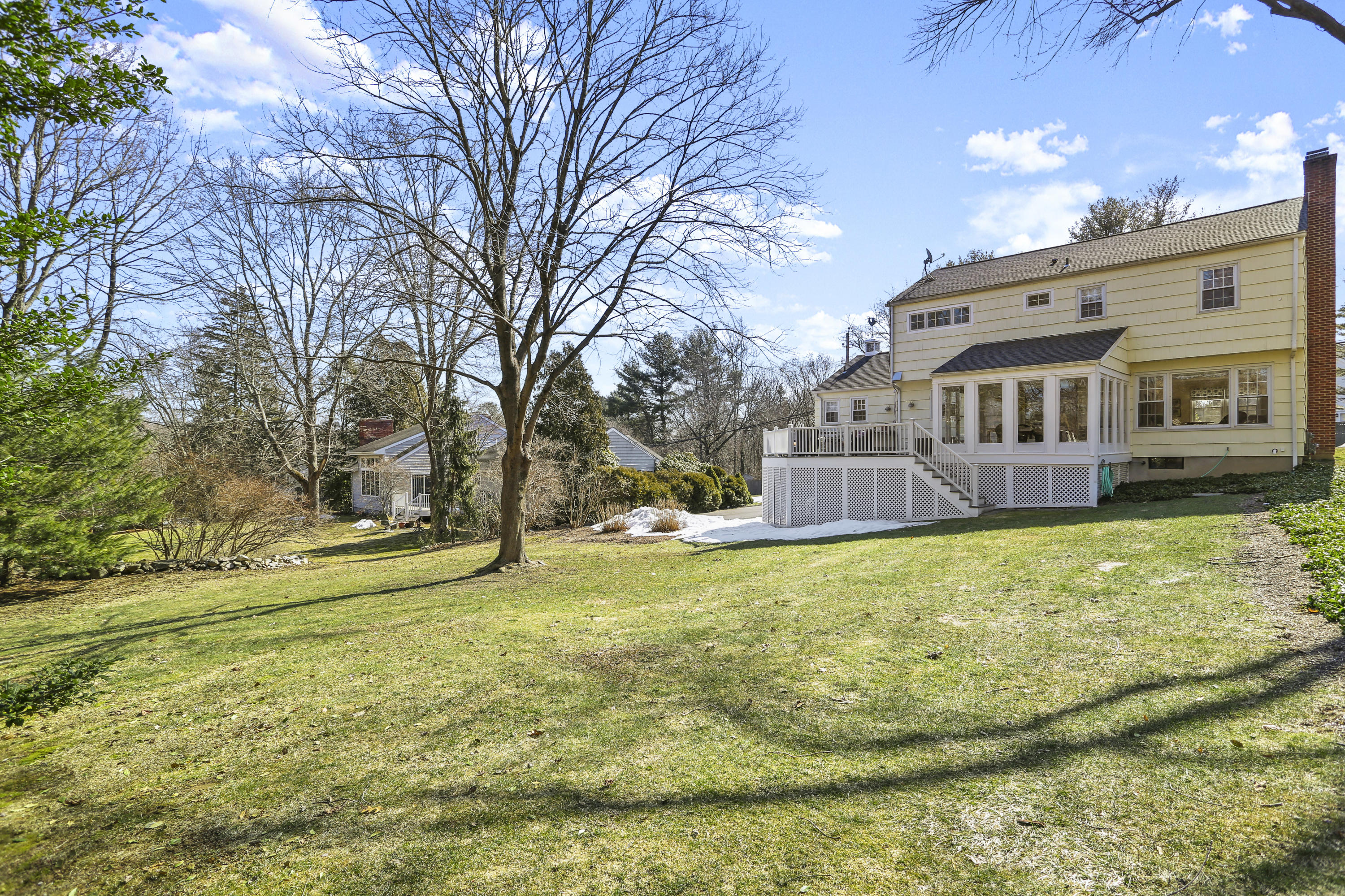 140 Farm Road New Canaan, CT 06840 - Photo 37 of 39 Rear View of Home