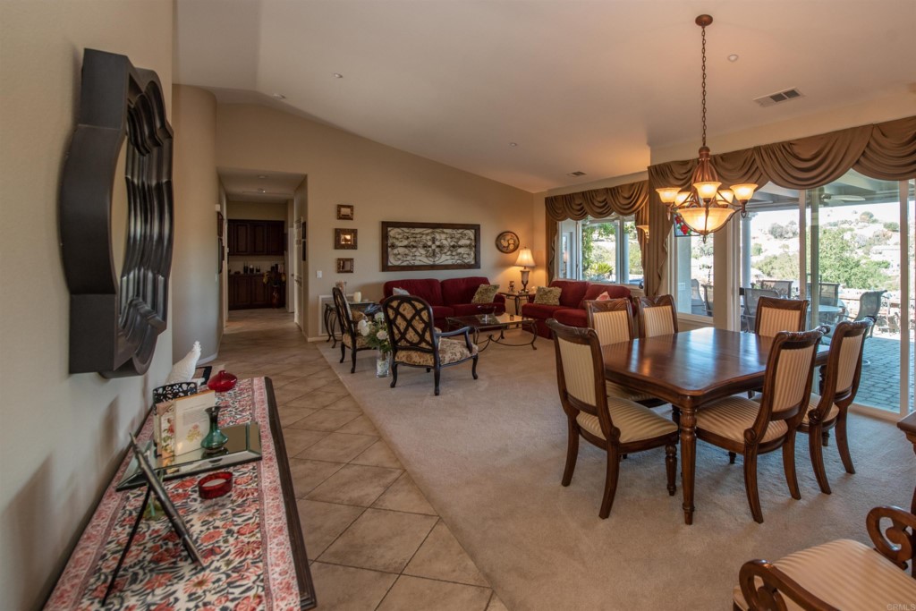 28288 Deep Canyon Drive Escondido, CA 92026 - Photo 28 of 75 a view of a dining room with furniture and window