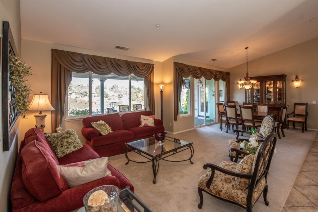 28288 Deep Canyon Drive Escondido, CA 92026 - Photo 30 of 75 a living room with furniture and a large window