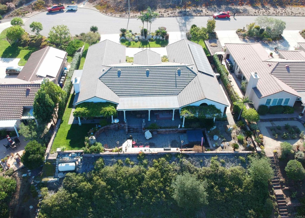 28288 Deep Canyon Drive Escondido, CA 92026 - Photo 74 of 75 an aerial view of a house with a yard and lake view
