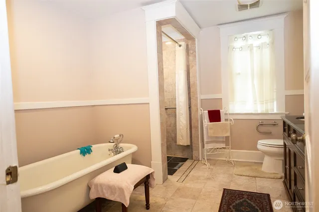 a bathroom with a sink and a bathtub