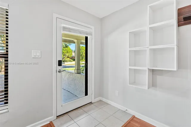 a view of an entryway