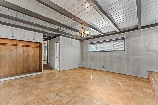 a view of empty room