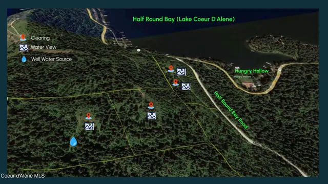 $1,100,000 | Nka 39-ac Half Round Bay Road, Harrison, ID 83833