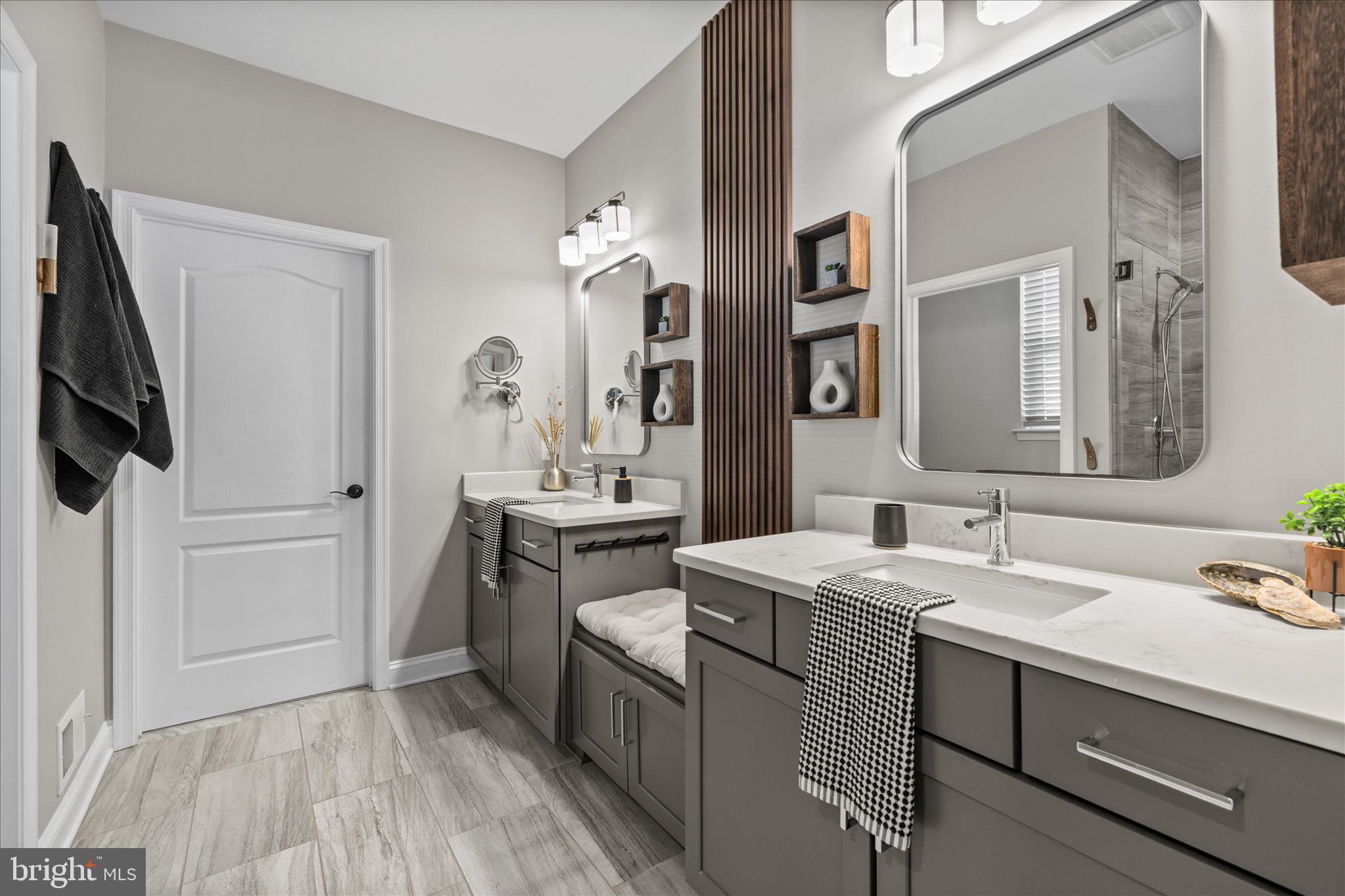 26679 Weathervane Way Frankford, DE 19945 - Photo 22 of 64 Spacious Primary Bath with double Quartz vanities