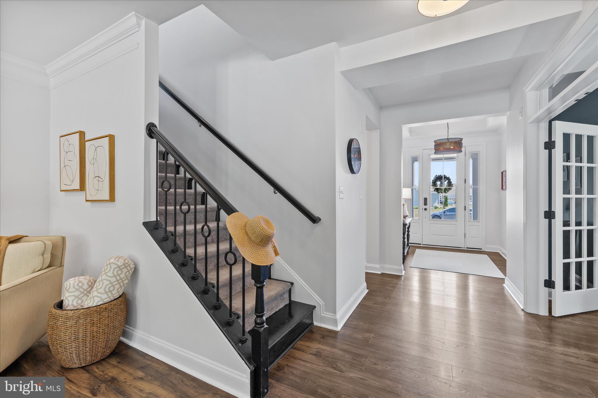 26679 Weathervane Way Frankford, DE 19945 - Photo 6 of 64 Upgraded staircase with carpet runner