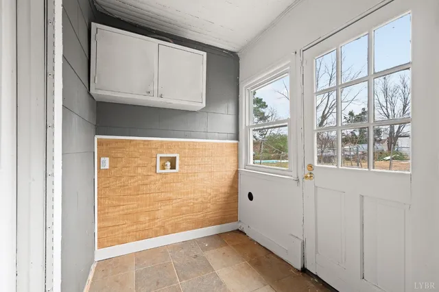 a view of front door