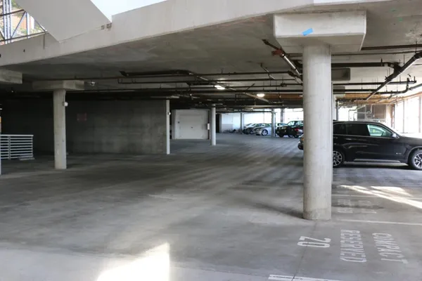 a view of parking area