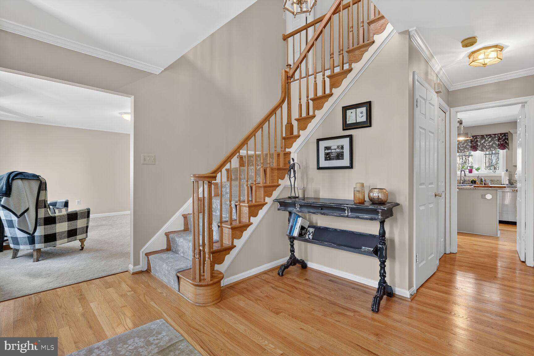 2036 Mayflower Drive Silver Spring, MD 20905 - Photo 5 of 48 a view of entryway and hall with wooden floor