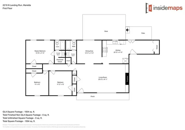 $2,345 | 2219 North Landing Run, Marietta, GA 30066