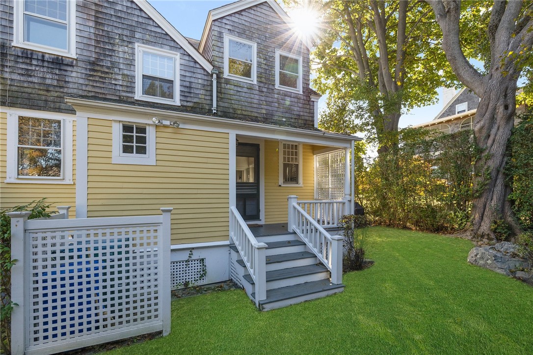 34 Emerson Road Jamestown, RI 02835 - Photo 22 of 45 This rear deck is 8'1" x 6'1".