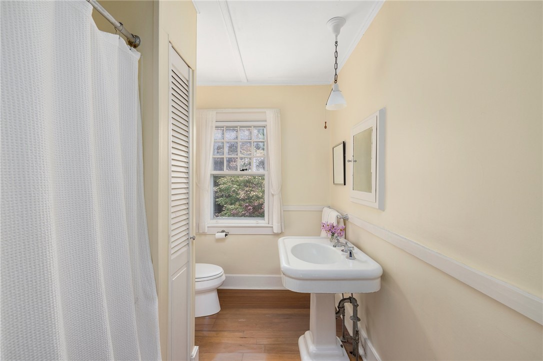 34 Emerson Road Jamestown, RI 02835 - Photo 35 of 45 This full bath has a tub/shower combination and is accessed from the hall and bedroom #2.