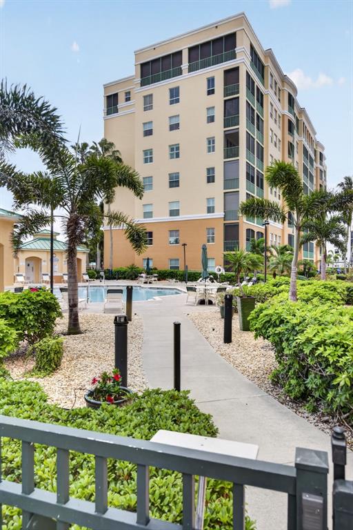 2090 Matecumbe Key Road, Unit 1603 Punta Gorda, FL 33955 - Photo 39 of 47 a front view of building with garden