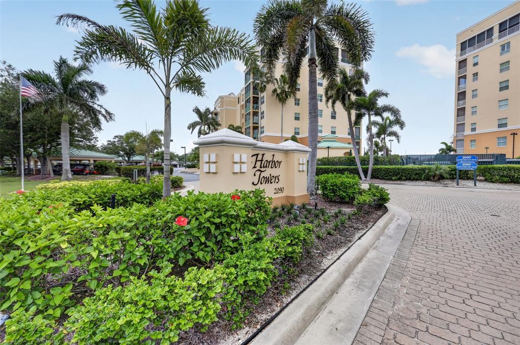 2090 Matecumbe Key Road, Unit 1603 Punta Gorda, FL 33955 - Photo 46 of 47 a view of a garden with palm trees