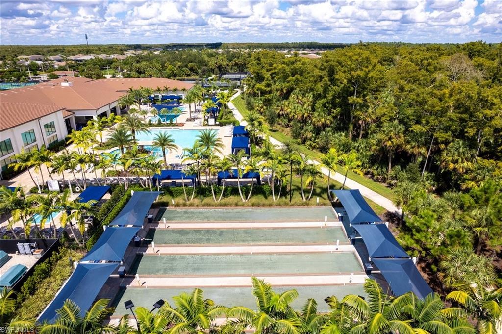12370 Purple Ficus Way Naples, FL 34120 - Photo 43 of 50 Drone / aerial view of a pool
